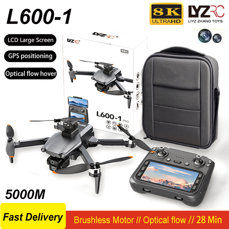 Drone Photogrammetry - New L600-1 GPS Drone Professional 8K