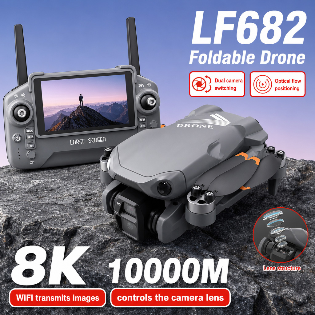 Aerial Photo LF682 Drone 8K HD - Drone Photogrammetry 评论和价格