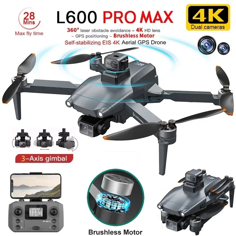 L600 PRO MAX GPS Drone Profess - Drone Lidar 评论和价格