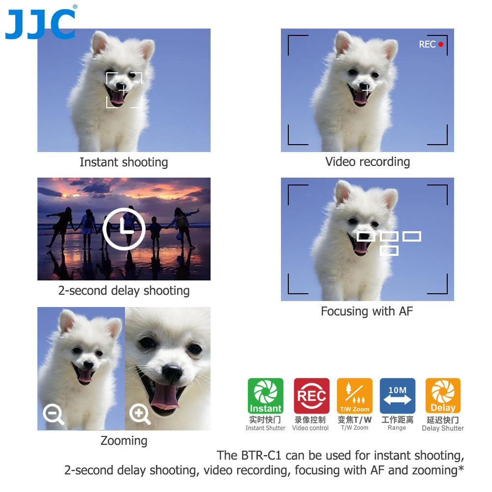 JJC BR-E1 Bluetooth Remote Con - Canon Camera Eos M50 Mark Ii 评论和价格